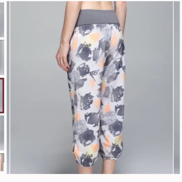 LULULEMON Om Pant Mini Art Pop White Multi / Slate 4 - Picture 4 of 7
